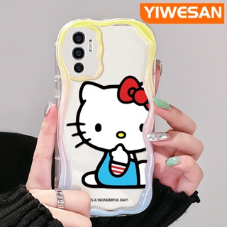 เคสโทรศัพท์มือถือใส แบบนิ่ม ลายการ์ตูนคิตตี้ กันกระแทก สําหรับ VIVO V23E 4G V23E 5G V23 Pro V23i 5G S12 5G Y75