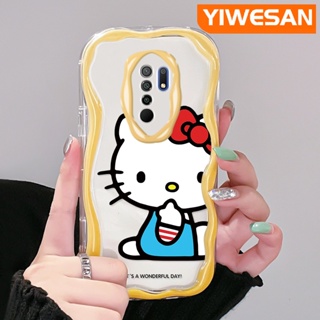 เคสโทรศัพท์มือถือใส แบบนิ่ม ลายการ์ตูนคิตตี้ กันกระแทก สําหรับ Xiaomi Redmi 10 Prime 10C 9 Prime 12C POCO C55 POCO M2