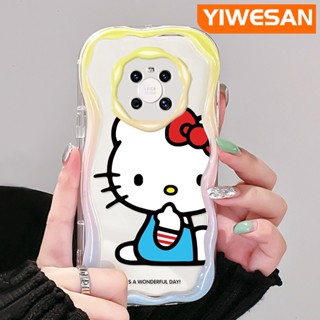 เคสโทรศัพท์มือถือใส แบบนิ่ม ลายการ์ตูนคิตตี้ กันกระแทก สําหรับ Huawei Mate 30 Pro Mate 40 Pro P30 Pro P40