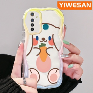 เคสโทรศัพท์มือถือแบบนิ่ม ใส กันกระแทก ลายการ์ตูนกระต่ายหน้ายิ้มน่ารัก สําหรับ Realme 5 5i 5s 5 Pro 6i Narzo 20A Q