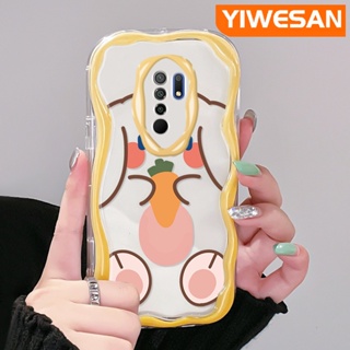 เคสโทรศัพท์มือถือแบบนิ่ม ใส กันกระแทก ลายการ์ตูนกระต่ายหน้ายิ้มน่ารัก สําหรับ Xiaomi Redmi 10 Prime 10C 9 Prime 12C POCO C55 POCO M2