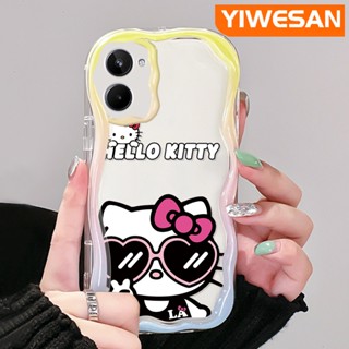 เคสโทรศัพท์มือถือแบบนิ่ม ใส กันกระแทก ลายการ์ตูนเฮลโลคิตตี้ สําหรับ Realme 10