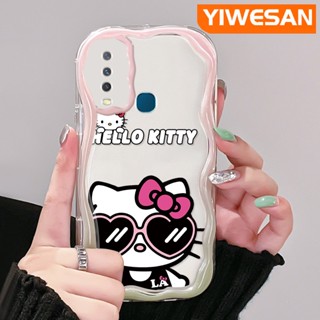 เคสโทรศัพท์มือถือแบบนิ่ม ใส กันกระแทก ลายการ์ตูนเฮลโลคิตตี้ สําหรับ VIVO Y12 Y15 Y17 Y12i Y3 Y3s 2020