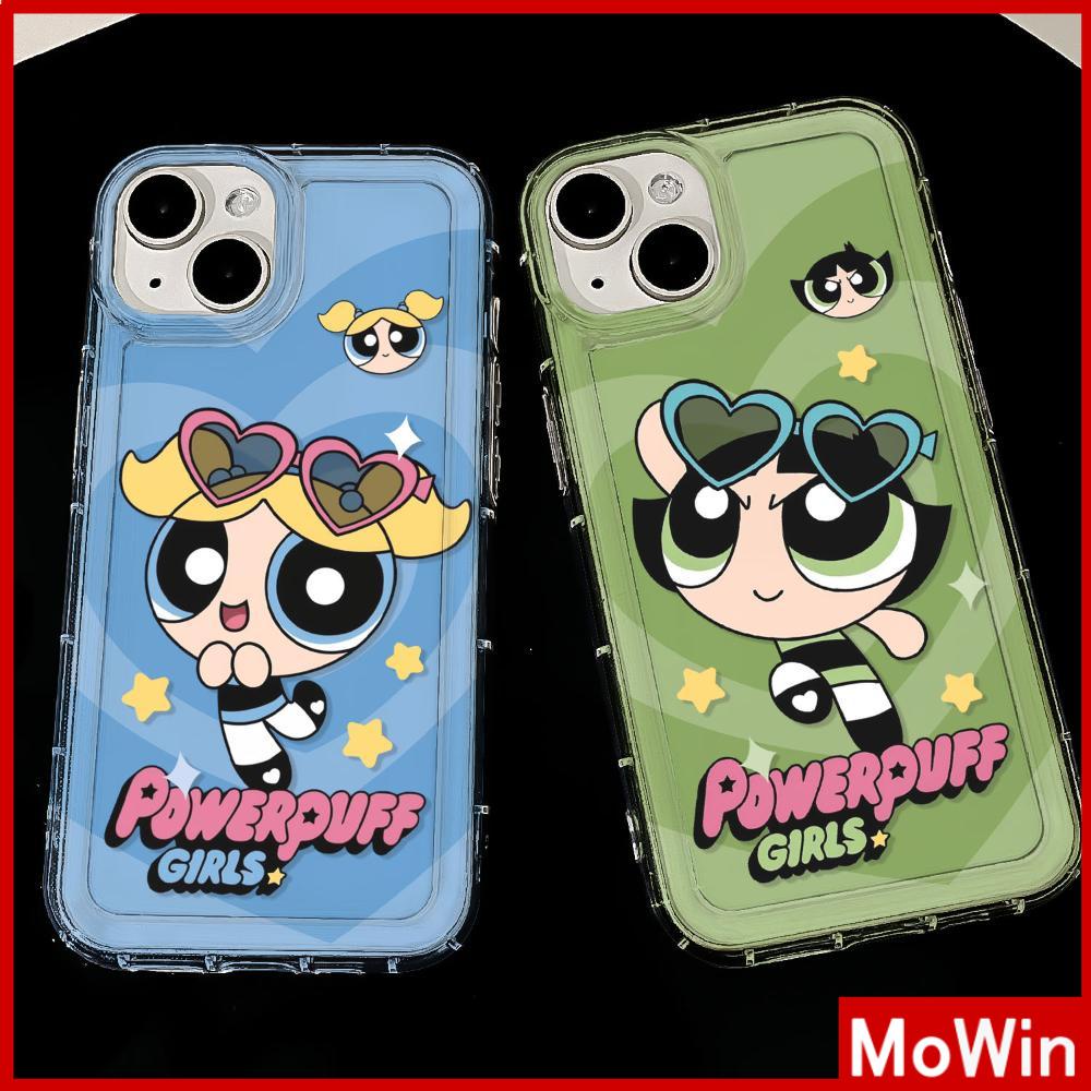 Mowin - เข้ากันได้สำหรับ 15 เคสไอโฟน11 เคส iphone 11 กรณีกรอบรูปถุงลมนิรภัย TPU โปร่งใสกันกระแทกป้องกันแว่นตากันแดดการ์ตูนสาวใช้งานร่วมกับ iPhone 13 12 PRO MAX XR XS 7 8