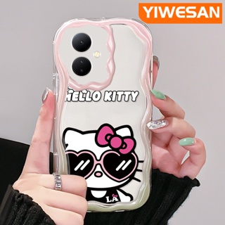 เคสโทรศัพท์มือถือแบบนิ่ม ใส กันกระแทก ลายการ์ตูนเฮลโลคิตตี สําหรับ VIVO Y76 Y76s Y74s 5G Y36 Y77 Y77E 5G Y78 Y78+ 5G IQOO Z6 Lite 5G