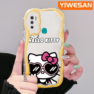 เคสโทรศัพท์มือถือใส แบบนิ่ม ลายการ์ตูนคิตตี้ กันกระแทก สําหรับ Infinix Hot 9 Pro Hot 9 Play Hot 12 Play