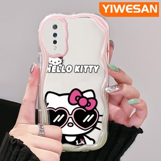 เคสโทรศัพท์มือถือแบบนิ่ม ใส กันกระแทก ลายการ์ตูนคิตตี้ สําหรับ VIVO S1 Pro