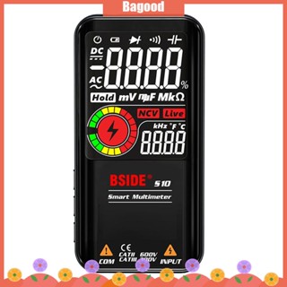 ♪Bagood♪พร้อมส่ง เครื่องมัลติมิเตอร์ดิจิทัล BSIDE S10 S11 9999 Counts AC DC NCV AU