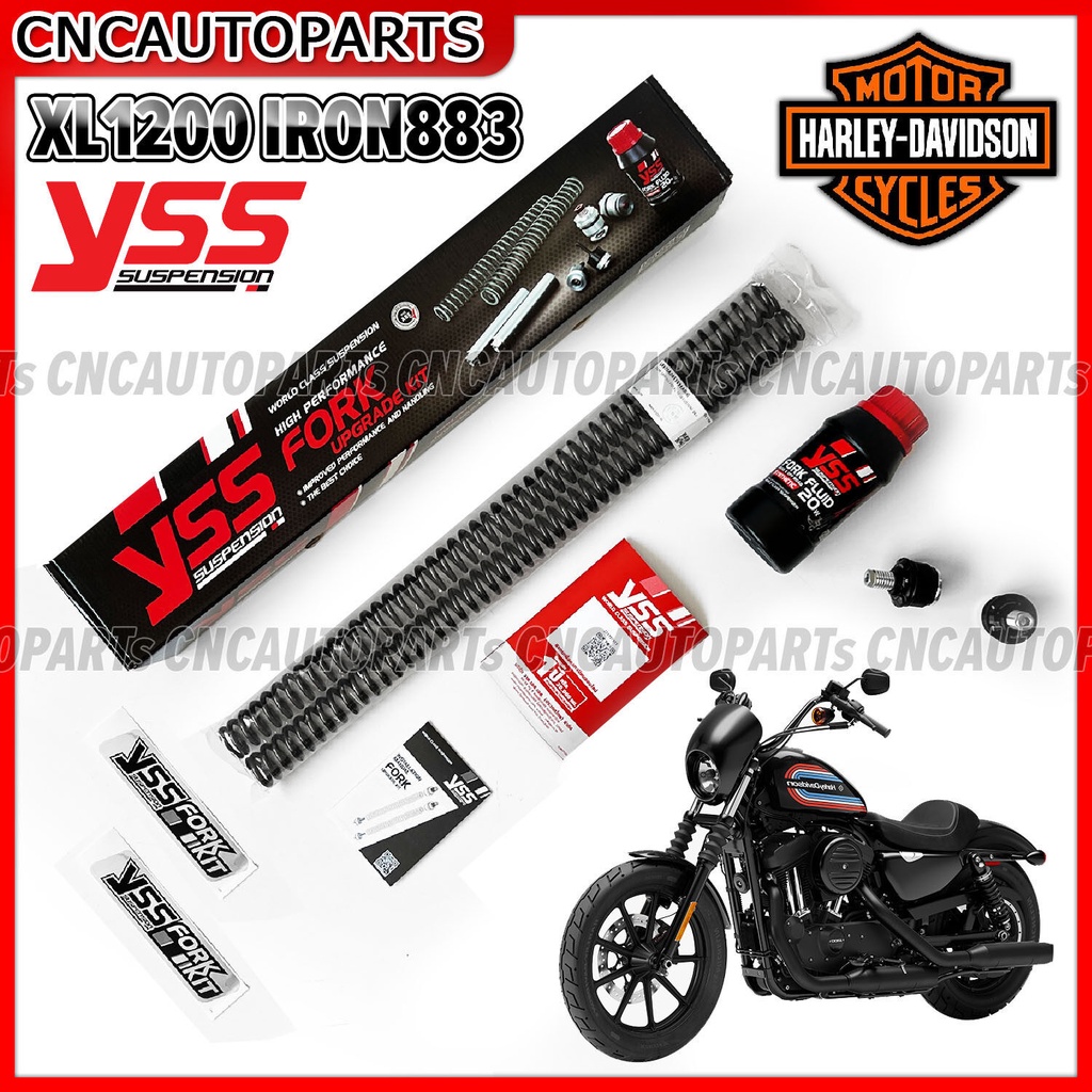 YSS ชุดอัพเกรดโช้คหน้า (Fork Upgrade Kit) สำหรับ XL-1200 FORTY EIGHT L5 รุ่นปี 2010-2017 XL 883N IRO