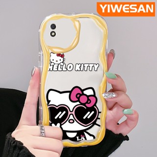 เคสโทรศัพท์มือถือแบบนิ่ม ใส กันกระแทก ลายการ์ตูนเฮลโลคิตตี ครีมมี่ สําหรับ Xiaomi Redmi 9C NFC Redmi 9A 9i A1 A2 POCO C31