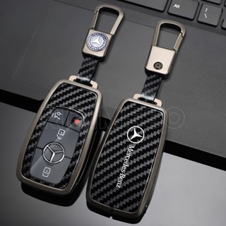 เคสรีโมตกุญแจรถยนต์ โลหะผสม 3 4 5 ปุ่ม สําหรับ Mercedes Benz A C E S G Class GLC CLE CLA W177 W205 W213 W222 X167 AMG