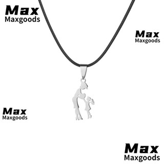 Maxg สร้อยคอ จี้เงิน สายหนัง สําหรับผู้หญิง