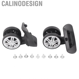 Calinodesign Draw‑bar Box Wheel Easy To Install Double Row Large Black Suitcase For