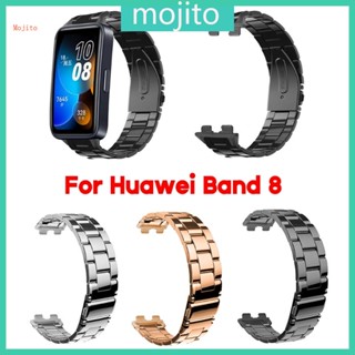 Mojito สายนาฬิกาข้อมือสเตนเลส ระบายอากาศ สําหรับ Band 8 Smartwatch