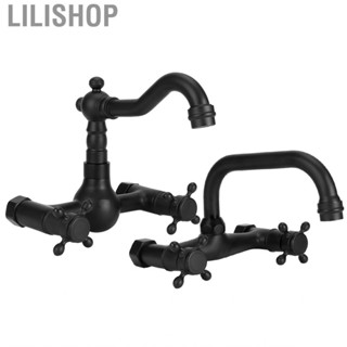 Lilishop Rotated 360 Degrees Faucet Wall Mounted for Bathroom Home