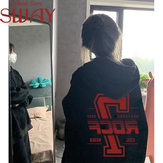 SWAY  เสื้อผ้าผู้ญิง แขนยาว เสื้อฮู้ด คลุมหญิง สไตล์เกาหลี แฟชั่น  ทันสมัย สวยงาม คุณภาพสูง Chic A98J363 36Z230909