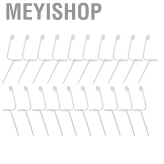 Meyishop 20pcs 107 Hearing Replacement Tubes for Left Right Ears Aid  Tube Accessory