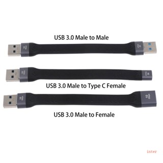 Inter สายเคเบิล USB 3 0 เป็น USB USB C ตัวผู้ เป็นตัวเมีย