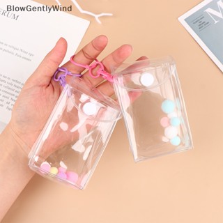 Blowgentlywind กล่องพวงกุญแจ PVC ใส แบบหนา ป้องกันความลึกลับ BGW