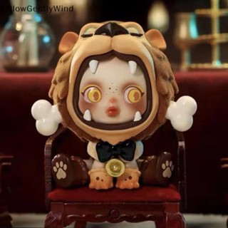 Blowgentlywind Skullpanda x The Addams Family Series Mystery Box On Blind Box ของเล่นสําหรับเด็ก