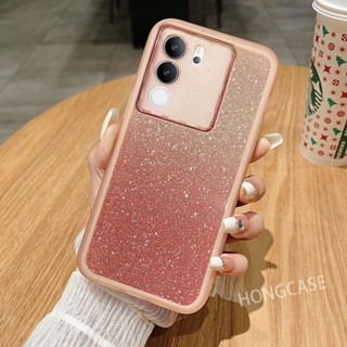 เคสโทรศัพท์ซิลิโคน TPU แบบนิ่ม ลายกากเพชร สําหรับ vivo V29 5G vivoV29 V 29 2023