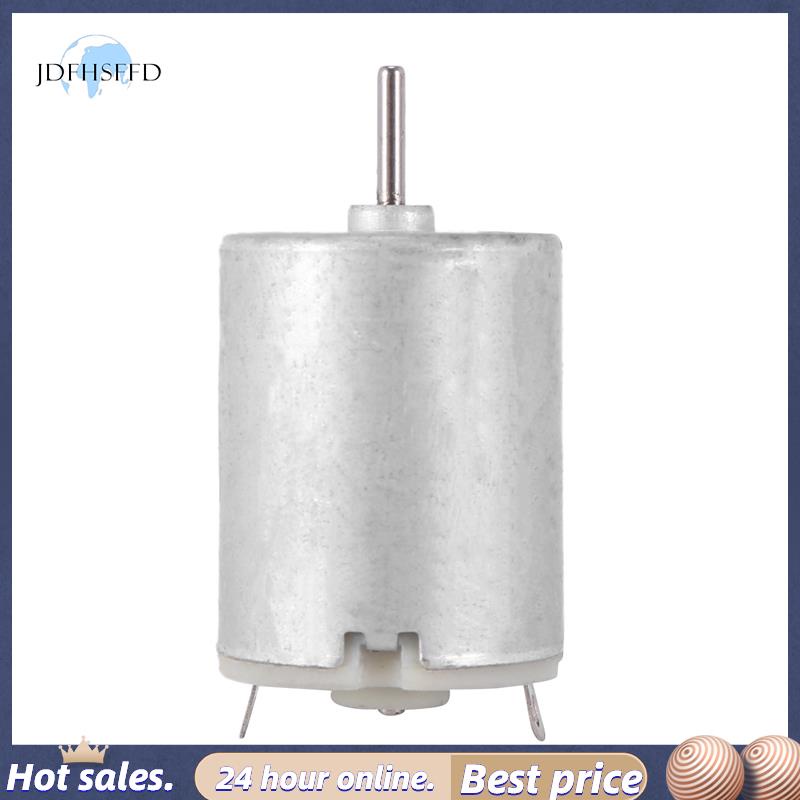 jdfhsffd8000RPM 9V 68mA แรงบิดสูงแม่เหล็กทรงกระบอก Mini DC Motor Silver