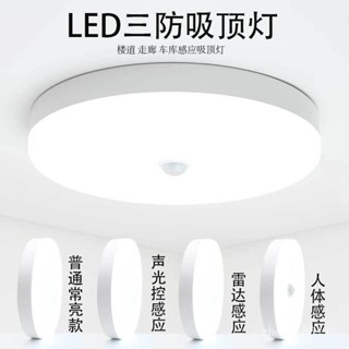 โคมไฟเพดาน Led เซนเซอร์เรดาร์ ควบคุมเสียง สามหลักฐาน 8HM