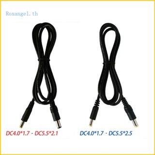 Rox สายเคเบิลอะแดปเตอร์พาวเวอร์ซัพพลาย DC4017 เป็น DCDC5521 DC5525 สําหรับอุปกรณ์อิเล็กทรอนิกส์