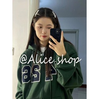 Alice  เสื้อผ้าผู้ญิง แขนยาว เสื้อฮู้ด คลุมหญิง สไตล์เกาหลี แฟชั่น  Chic Stylish ทันสมัย คุณภาพสูง A28J10E 36Z230909