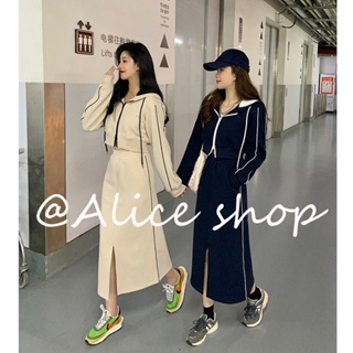 Alice  เสื้อผ้าผู้ญิง แขนยาว เสื้อฮู้ด คลุมหญิง สไตล์เกาหลี แฟชั่น  Chic สไตล์เกาหลี คุณภาพสูง ทันสมัย A21N053 36Z230909