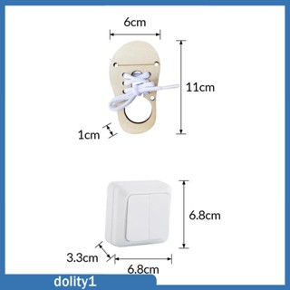 [Dolity1] บอร์ดประสาทสัมผัส สําหรับเด็กวัยหัดเดิน 6 ชิ้น