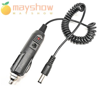 Mayshow สายชาร์จวิทยุสื่อสาร DC 12V ทนทาน สําหรับรถยนต์