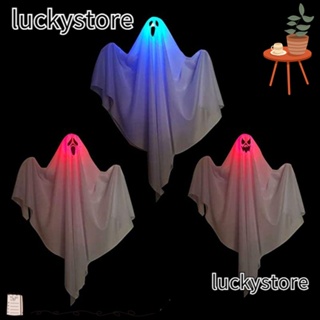 Lucky โคมไฟผีโพลีเอสเตอร์ LED พร็อพสําหรับแขวนตกแต่งปาร์ตี้ฮาโลวีน