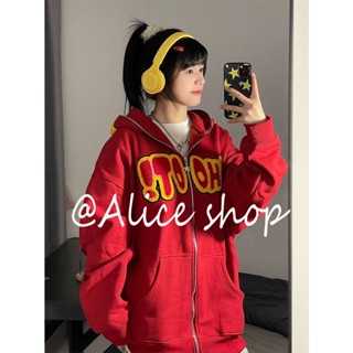 Alice  เสื้อผ้าผู้ญิง แขนยาว เสื้อฮู้ด คลุมหญิง สไตล์เกาหลี แฟชั่น  ทันสมัย สวยงาม Stylish ทันสมัย A28J1C9 36Z230909