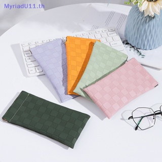 Myriadu กระเป๋าหนัง PU นิ่ม 5 สี สําหรับใส่แว่นตากันแดด แว่นอ่านหนังสือ แว่นตากันแดด ทุกเพศ