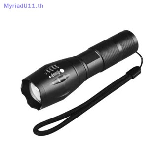 Myriadu ไฟฉาย LED สไตล์ทหารยุทธวิธี 980000Lm ซูมได้ 5 โหมด ไม่มี