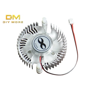 Diymore DC12V ฮีทซิงค์อลูมิเนียมอัลลอยด์ พร้อมพัดลม สําหรับฮีทซิงค์กระจายความร้อนส่วนใหญ่ สําหรับเดสก์ท็อป PC DIY