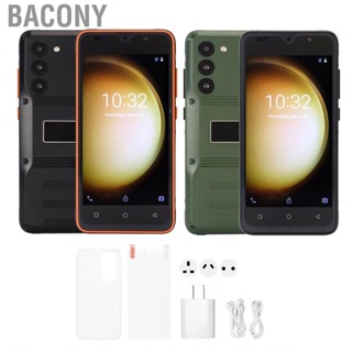 Bacony Unlocked Phone Rugged  Multi Language Support 100-240V Cell FHD for Outdoors Android 10