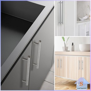 สไตล์นอร์ดิก มือจับประตู ตู้ ลิ้นชัก วัสดุสแตนเลสสีขาว มีหลายขนาด cabinet handle