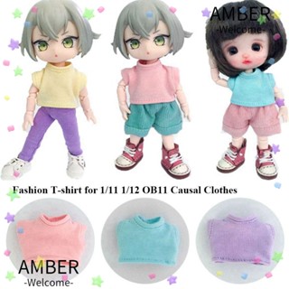 Amber เสื้อผ้าแฟชั่น อุปกรณ์เสริม สําหรับตุ๊กตา OB11 DIY