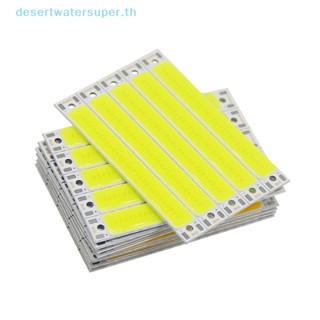 Dws ขายดี แถบไฟ LED COB 3V 3.7V DC 60 มม. 8 มม. 3W สีขาว น้ําเงิน แดง สําหรับจักรยาน DIY