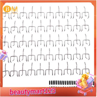 【BM】ตะขอแขวนติดผนัง 2 นิ้ว สําหรับจัดเก็บเครื่องมือช่าง 50 ชิ้น