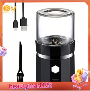 【BM】เครื่องบดวานิลลาไฟฟ้า ขนาดเล็ก แบบพกพา ชาร์จ USB พร้อมแปรงทําความสะอาด สําหรับชา โรสแมรี่