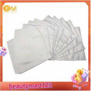 【BM】ปลอกหมอนเปล่า สีขาว 40X40 สําหรับถ่ายโอนความร้อน DIY 10 ชิ้น