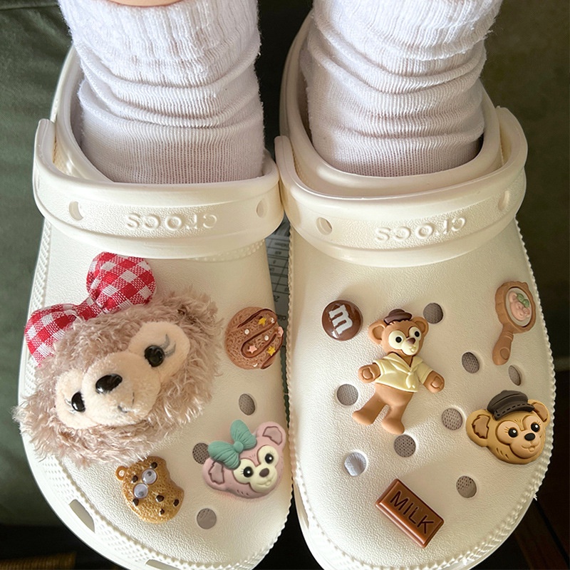 หัวเข็มขัด ลายการ์ตูน StellaLou Crocs Jibbitz 3D ถอดออกได้ อุปกรณ์เสริม สําหรับรองเท้า Crocs