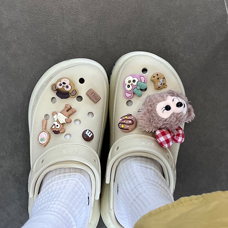 หัวเข็มขัด ลายการ์ตูน StellaLou Crocs Jibbitz 3D ถอดออกได้ อุปกรณ์เสริม สําหรับรองเท้า Crocs