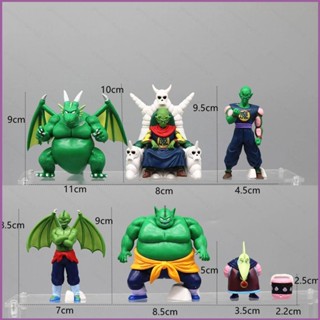 Cwc โมเดลฟิกเกอร์ Dragon Ball Piccolo Family Action Figure Tambourine Cymbal Drum Cookers ของเล่นสําหรับเด็ก 7 ชิ้น