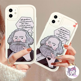 เคสโทรศัพท์มือถือ ซิลิโคนนิ่ม ป้องกันเลนส์กล้อง ลายปรัชญาตลก Marxist สําหรับ iPhone 15 14 13 12 11 Pro Max SE2020 X XR Xs Max 7 8 6 6s Plus