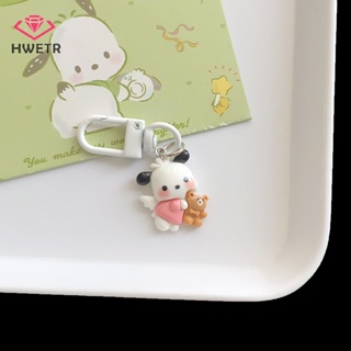 SANRIO Hwetr พวงกุญแจเรซิ่น จี้การ์ตูนอนิเมะ Hello Kitty Cinnamon Dog Kuromi Melody น่ารัก สําหรับห้อยกระเป๋า