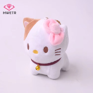 SANRIO Hwetr พวงกุญแจ จี้ตุ๊กตาการ์ตูน Hello Kitty Kuromi Kawaii My Melody Cinnamoroll สุ่มสี สําหรับเด็กผู้หญิง